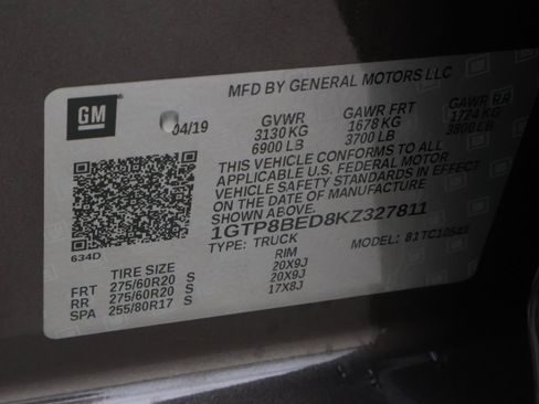 Used 2019 GMC Sierra 1500 SLE w/ SLE Value Package RWD image 21