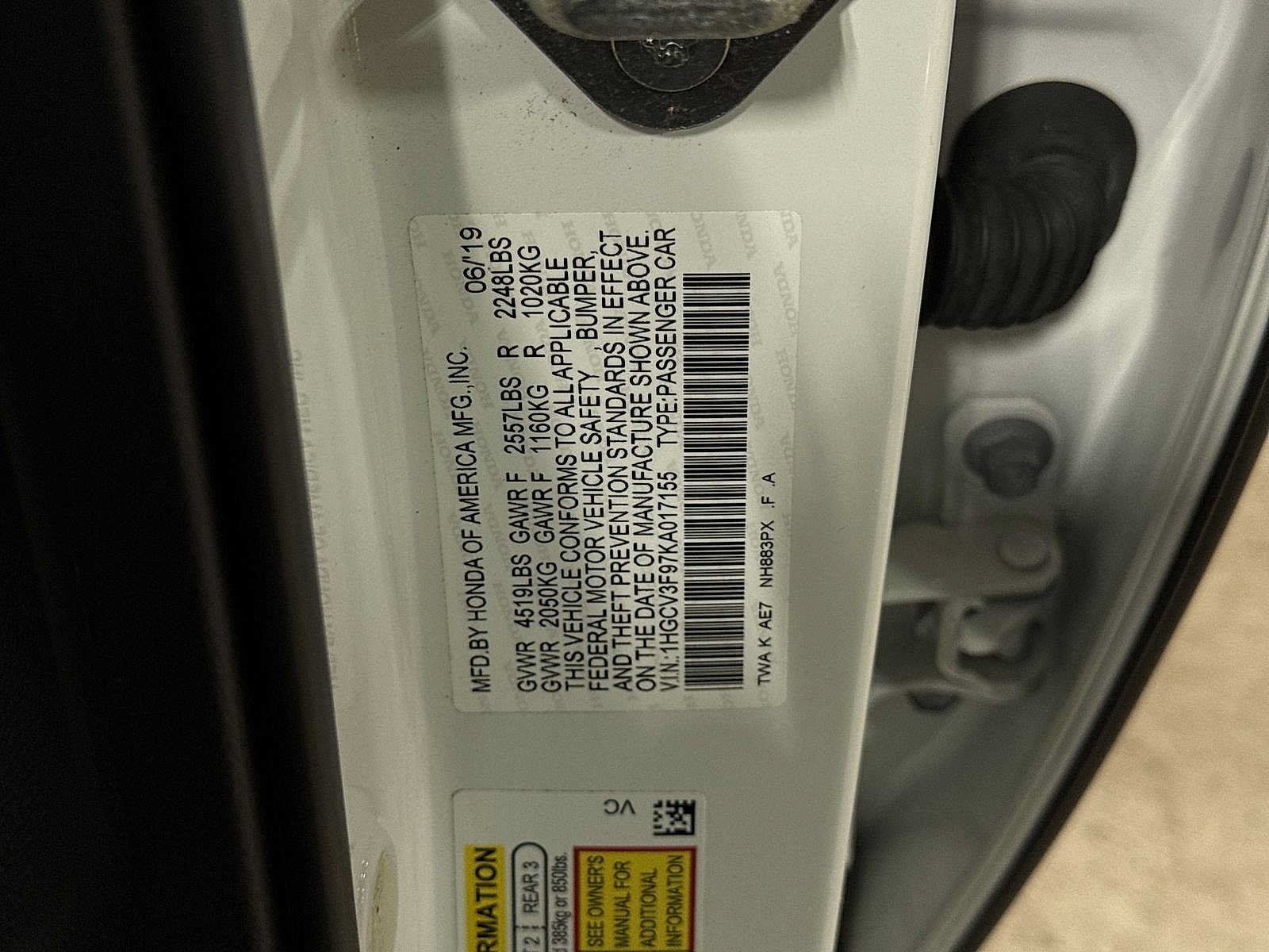 Used 2019 Honda Accord Touring image 14