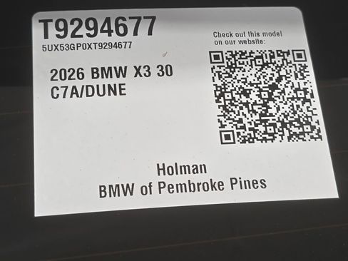 Used 2026 BMW X3 xDrive30 w/ Premium Package AWD/4WD image 30