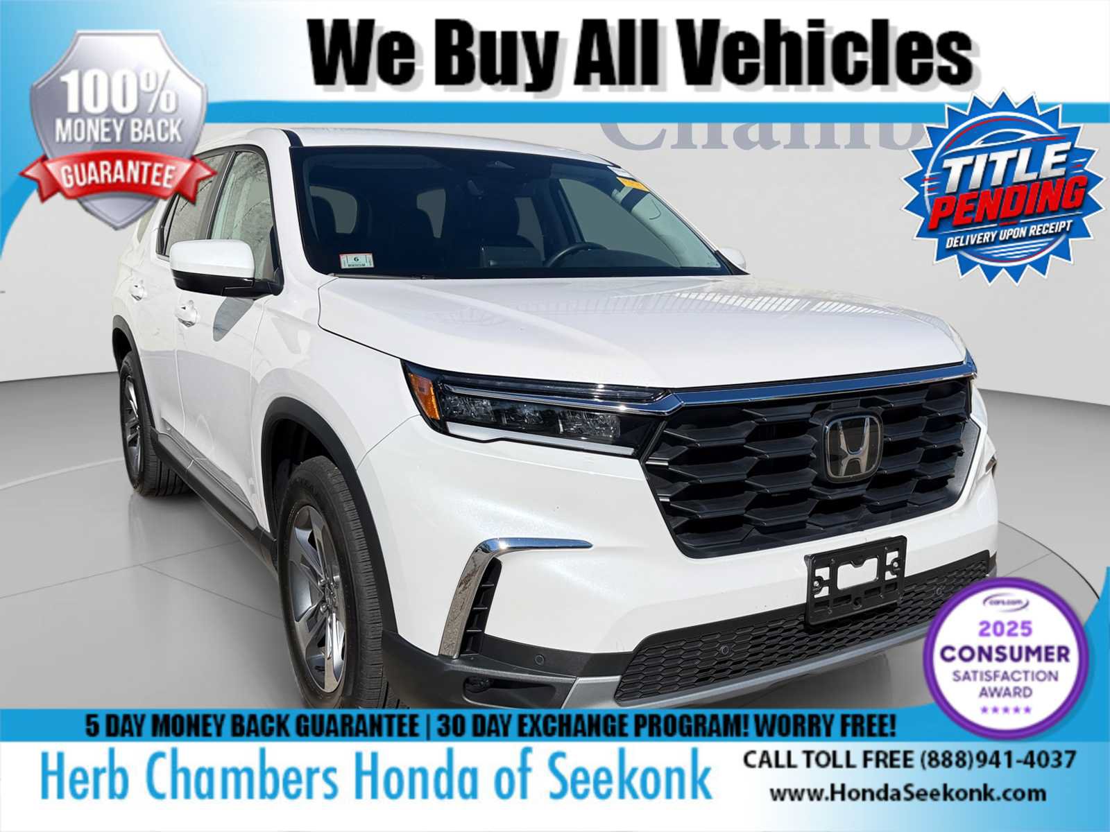 Used 2025 Honda Pilot EX-L image 1