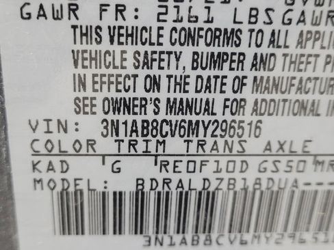 Used 2021 Nissan Sentra SV FWD image 33
