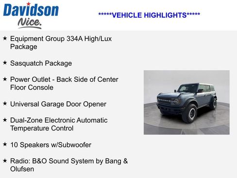 Used 2024 Ford Bronco Badlands w/ Sasquatch Package image 4