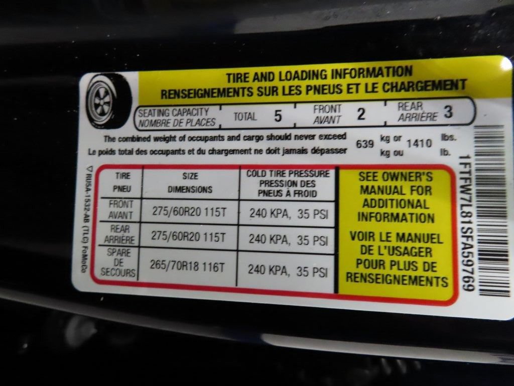 Used 2025 Ford F150 Platinum w/ FX4 Off-Road Package AWD/4WD image 60