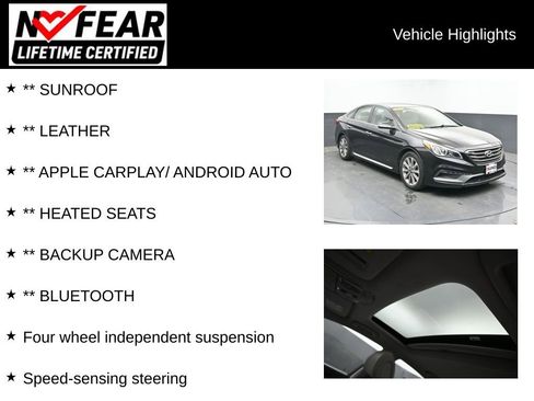 Used 2017 Hyundai Sonata Limited w/ Cargo Package FWD image 2