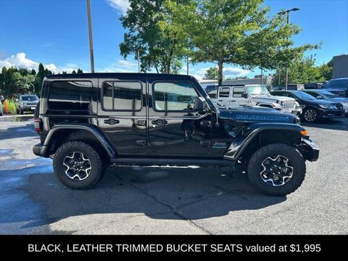 Certified 2023 Jeep Wrangler Unlimited Rubicon 4xe w/ Steel Bumper Group AWD/4WD image 2