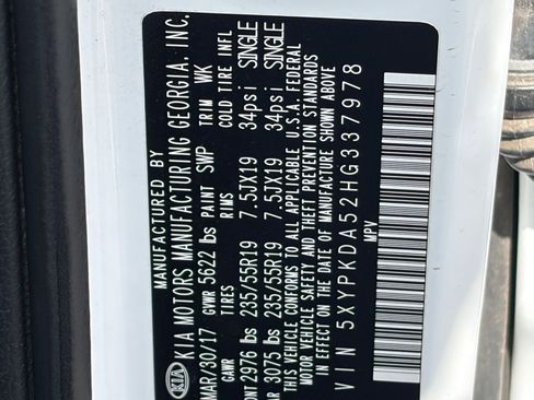 Used 2017 Kia Sorento SX AWD/4WD image 12