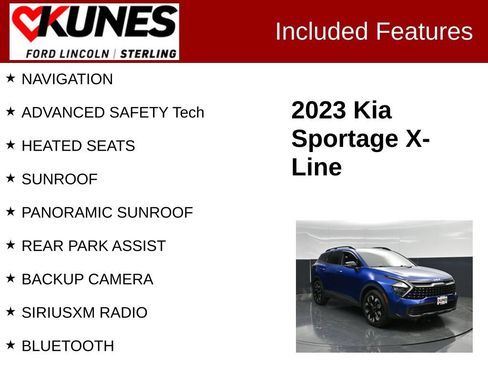 Used 2023 Kia Sportage X-Line w/ X-Line Premium Package AWD/4WD image 2