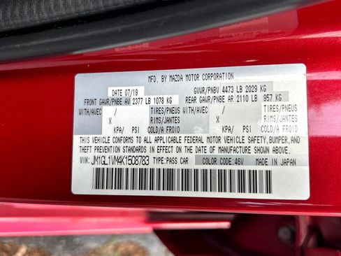 Used 2019 MAZDA MAZDA6 Touring image 56