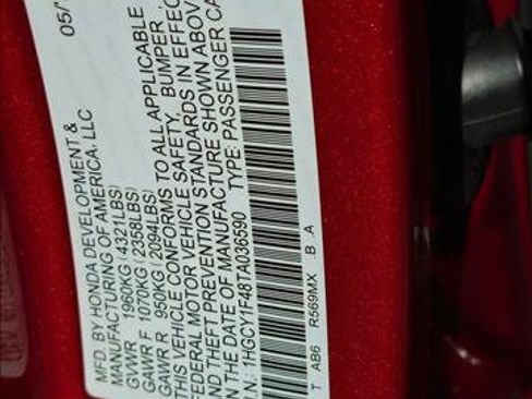 New 2026 Honda Accord SE image 16
