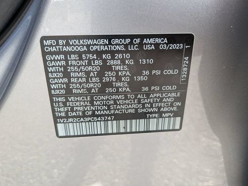 Certified 2023 Volkswagen Atlas SE w/ Panoramic Sunroof Package FWD image 36
