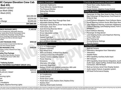 New 2026 GMC Canyon Elevation w/ Convenience Package AWD/4WD image 49