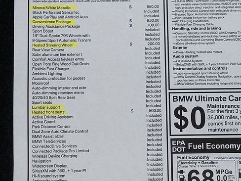 Used 2024 BMW 330e xDrive w/ Convenience Package image 54