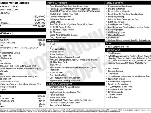 Used 2025 Hyundai Venue Limited FWD image 9