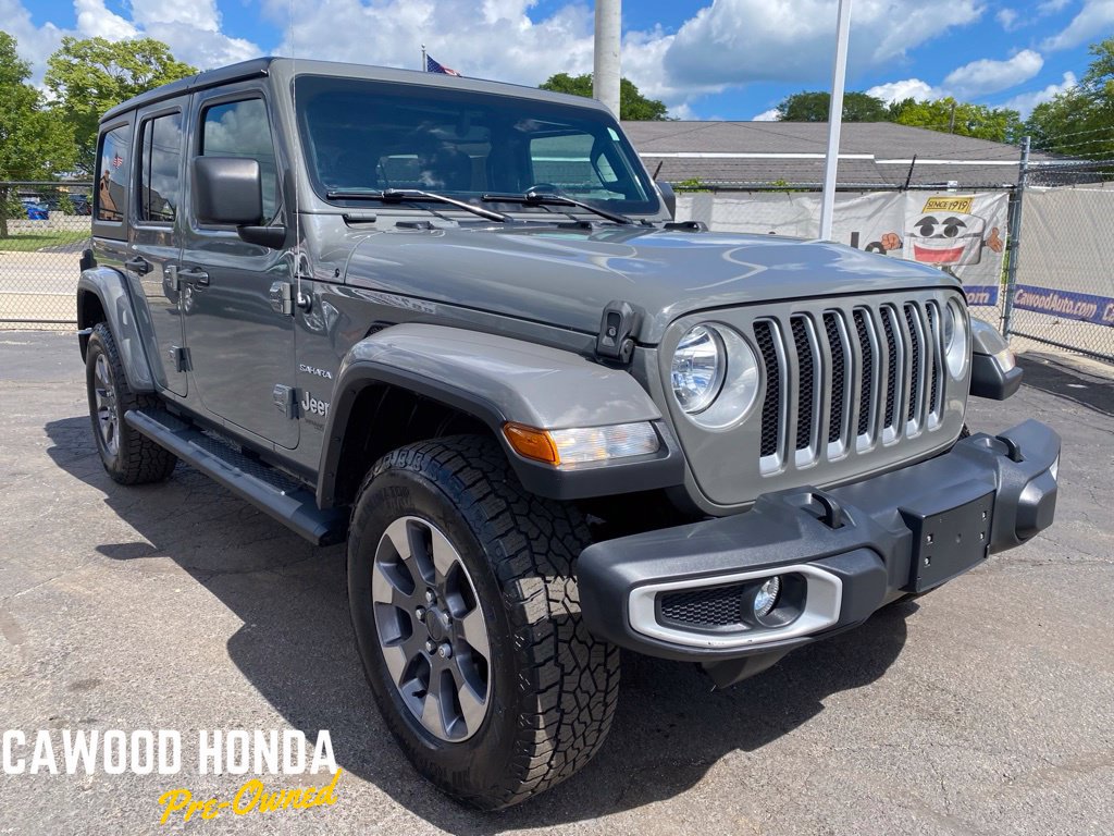 Used 2020 Jeep Wrangler Unlimited Sahara w/ Dual Top Group AWD/4WD 360° Tour