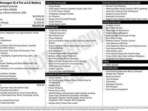 Certified 2023 Volkswagen ID.4 Pro RWD image 14