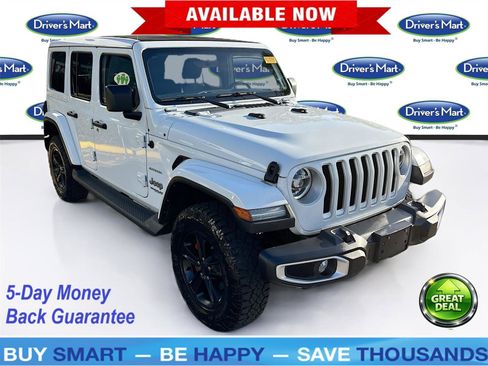 Used 2022 Jeep Wrangler Unlimited Sahara w/ LED Lighting Group image 1