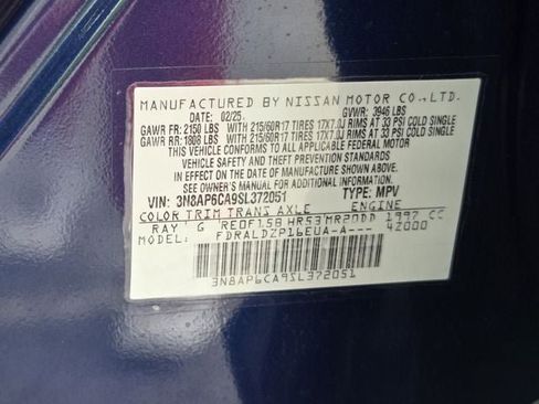 Used 2025 Nissan Kicks SV FWD image 41