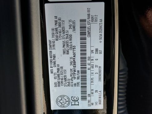Used 2023 Ford F150 Lariat w/ Equipment Group 502A High AWD/4WD image 29