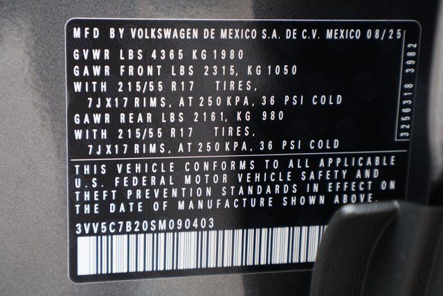 Certified 2025 Volkswagen Taos S FWD image 23