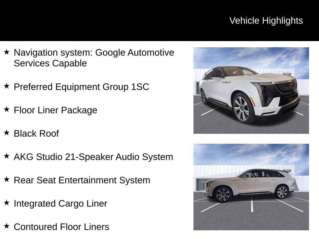 New 2026 Cadillac Escalade IQ Luxury 1 w/ LPO, Floor Liner Package AWD/4WD image 10