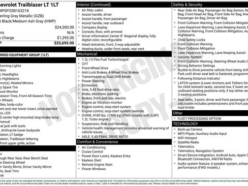 Used 2025 Chevrolet TrailBlazer LT FWD image 2