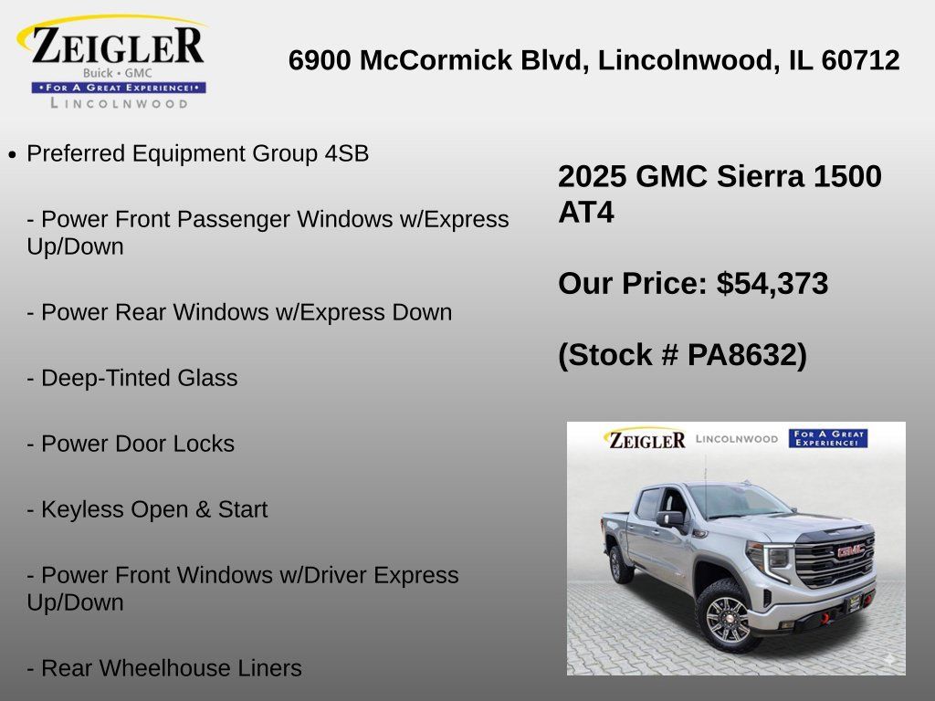 Used 2025 GMC Sierra 1500 AT4 AWD/4WD image 6
