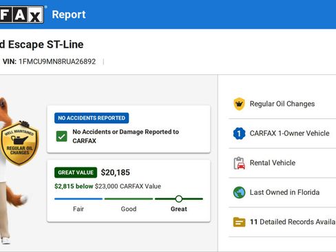 Used 2024 Ford Escape ST-Line AWD/4WD image 4