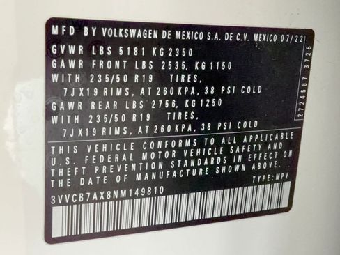Used 2022 Volkswagen Tiguan SE R-Line FWD image 31