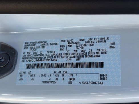 Certified 2022 Ford Escape SE w/ Convenience Package image 28