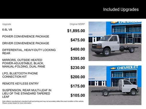 New 2026 Chevrolet Express 3500 w/ Power Convenience Package image 5