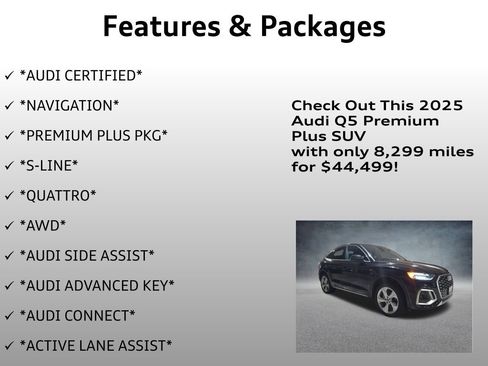 Used 2025 Audi Q5 2.0T Premium Plus w/ Premium Plus Package image 4