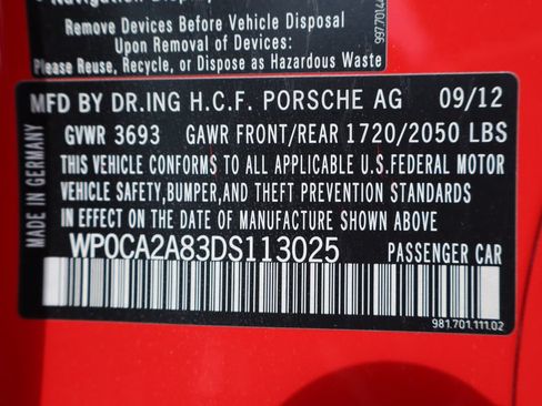 Used 2013 Porsche Boxster RWD image 22
