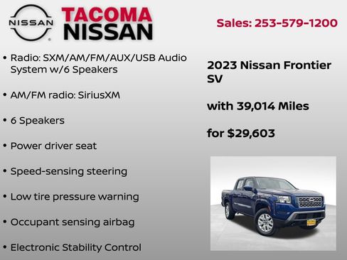 Used 2023 Nissan Frontier SV image 6