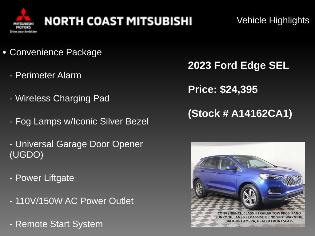 Used 2023 Ford Edge SEL w/ Convenience Package AWD/4WD image 2