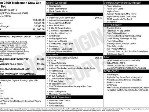 New 2026 RAM 2500 Tradesman AWD/4WD image 28