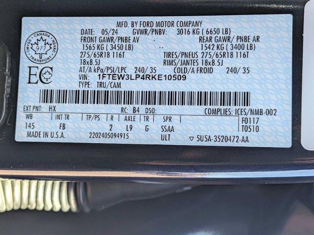 Certified 2024 Ford F150 XLT w/ Equipment Group 302A MID AWD/4WD image 29