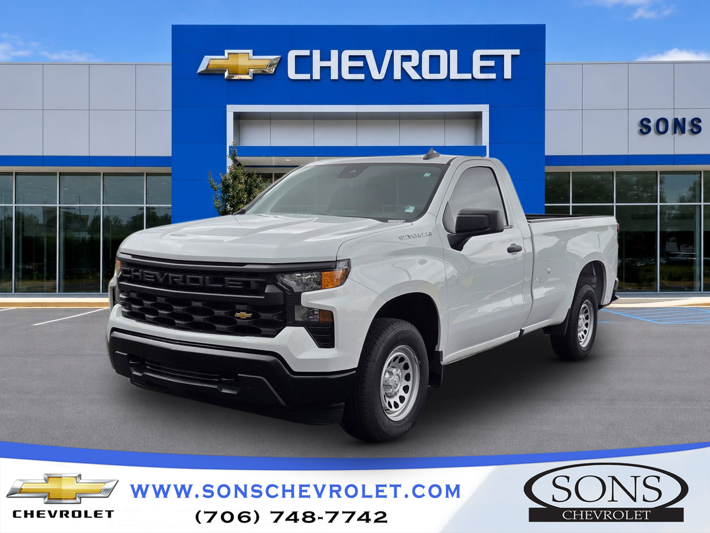 Used 2025 Chevrolet Silverado 1500 W/T w/ WT Value Package RWD image 1