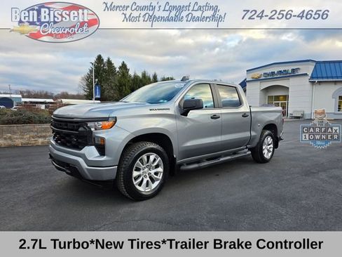 Used 2024 Chevrolet Silverado 1500 Custom w/ Turbomax Blackout Package image 1