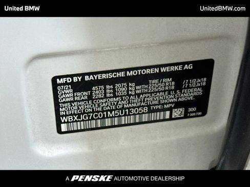 Used 2021 BMW X1 sDrive28i w/ Premium Package FWD image 22
