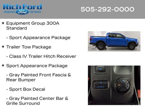 Certified 2025 Ford Ranger XLT w/ FX4 Off-Road Package AWD/4WD image 13