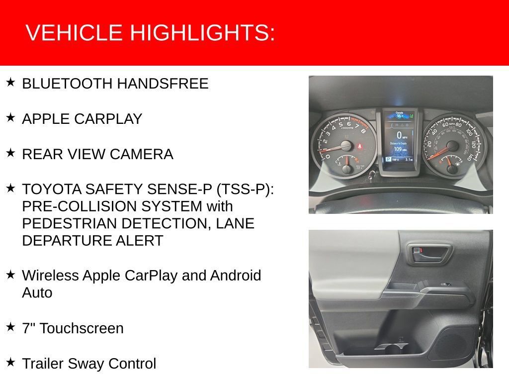 Certified 2023 Toyota Tacoma SR AWD/4WD image 9