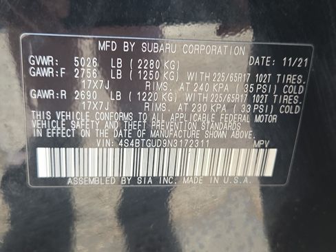 Used 2022 Subaru Outback Wilderness AWD/4WD image 34