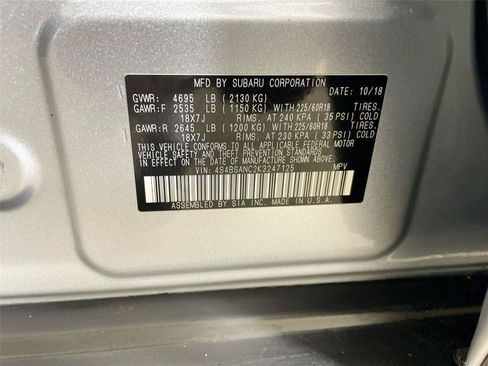 Used 2019 Subaru Outback 2.5i Limited AWD/4WD image 24