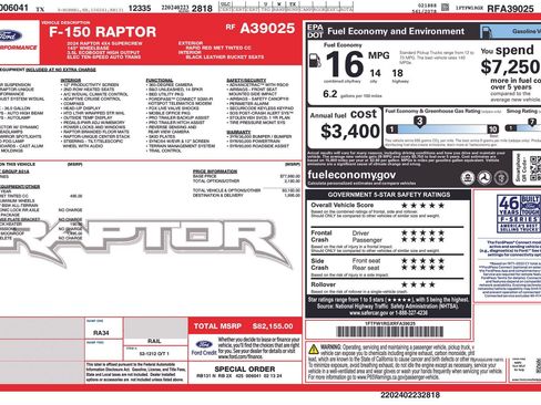 Used 2024 Ford F150 Raptor AWD/4WD image 15