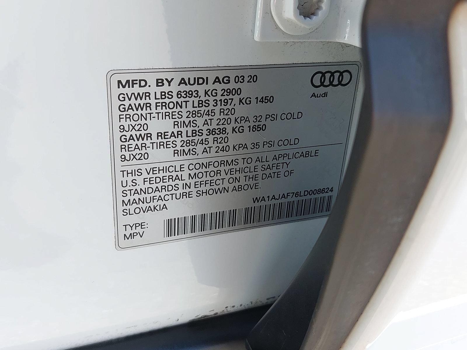 Used 2020 Audi Q7 2.0T Premium w/ Convenience Package AWD/4WD image 41