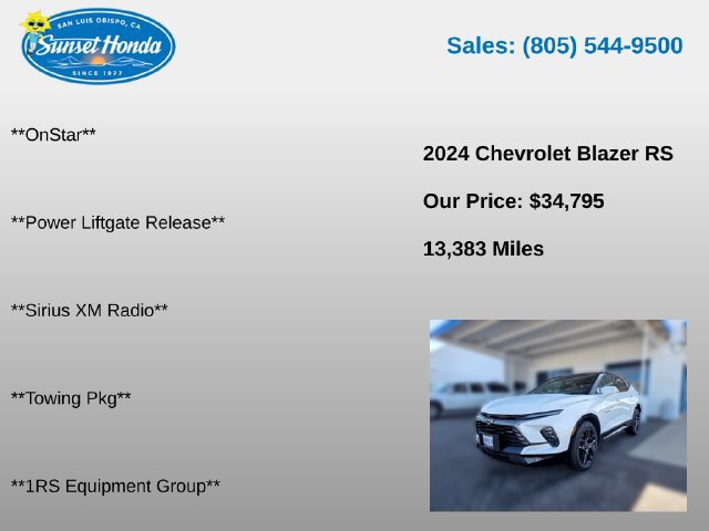 Used 2024 Chevrolet Blazer RS FWD image 7