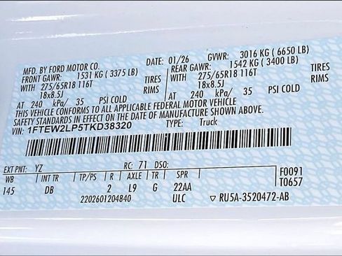 Used 2026 Ford F150 STX AWD/4WD image 32