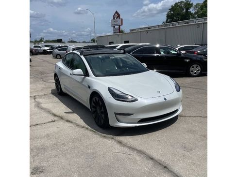 Used 2021 Tesla Model 3 Performance AWD/4WD image 2