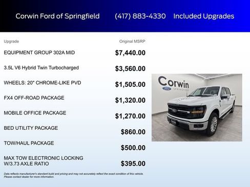 New 2025 Ford F150 XLT w/ Equipment Group 302A MID image 5