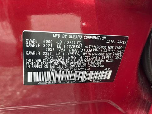 Used 2023 Subaru Ascent Limited w/ Technology Package AWD/4WD image 15
